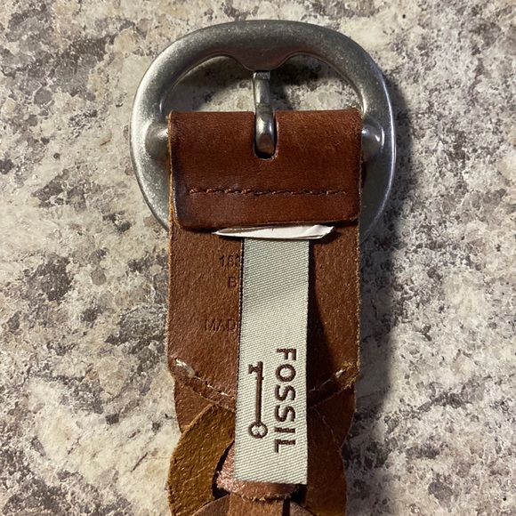 Fossil leather belt, Size S - Picture 4 of 12